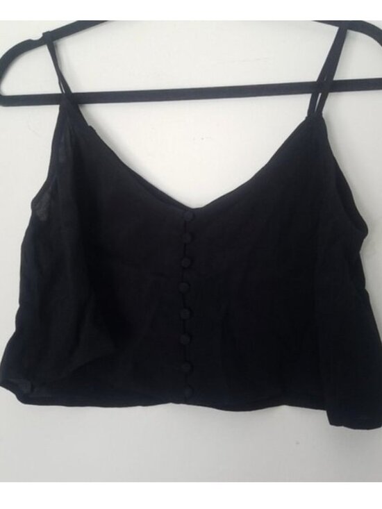 Tops - 🔴Black Crop Top